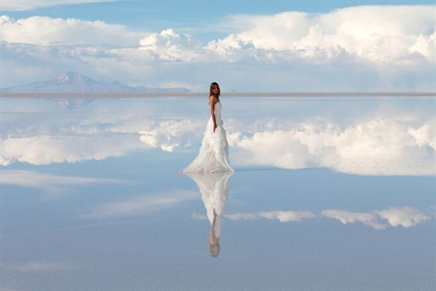 Cánh đồng muối tự nhiên Salar de Uyuni ở Bolivia