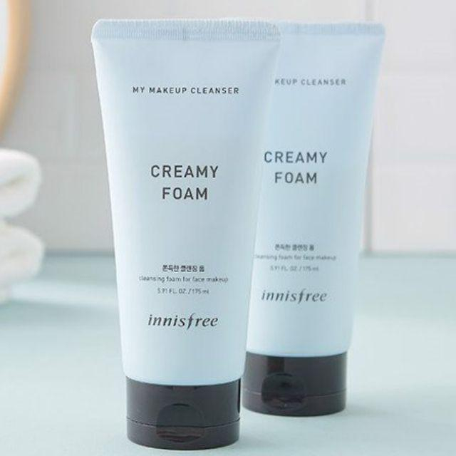 Sữa Rửa Mặt Tẩy Trang Innisfree My Makeup Cleanser Creamy Foam