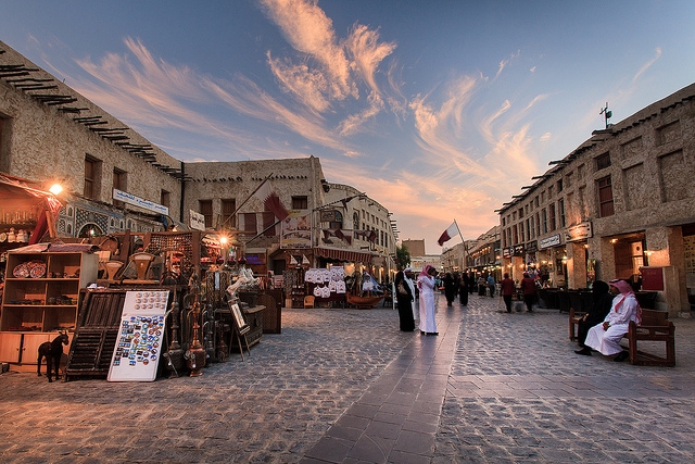 Một góc chợ truyền thống Souq Waqif