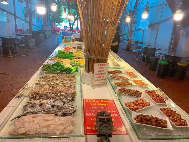 Thèm buffet lẩu nướng tại Cần Thơ thì nhất định không nên bỏ lỡ quán Kushin BBQ.