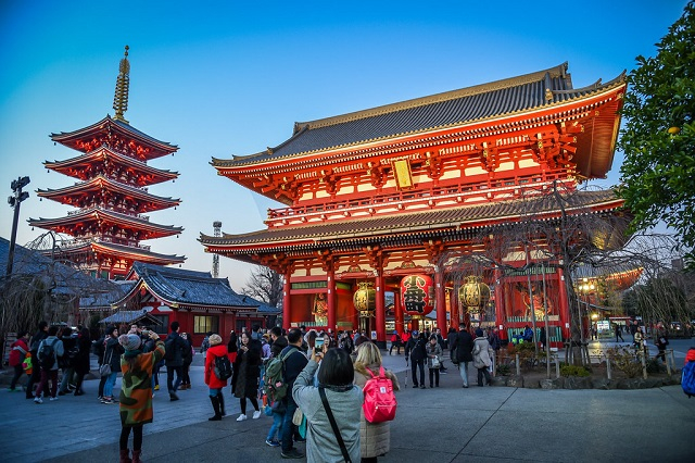 Chùa Asakusa - Ngôi chùa cổ nhất tại Tokyo