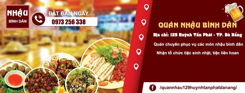 Quán nhậu bình dân 129 Huỳnh Tấn Phát - Đà Nẵng