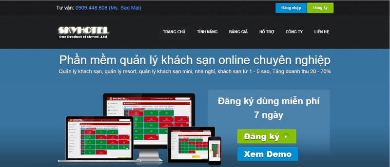 Trang chủ website