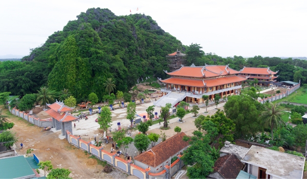 Toàn cảnh Chùa Cổ Am - Diễn Châu