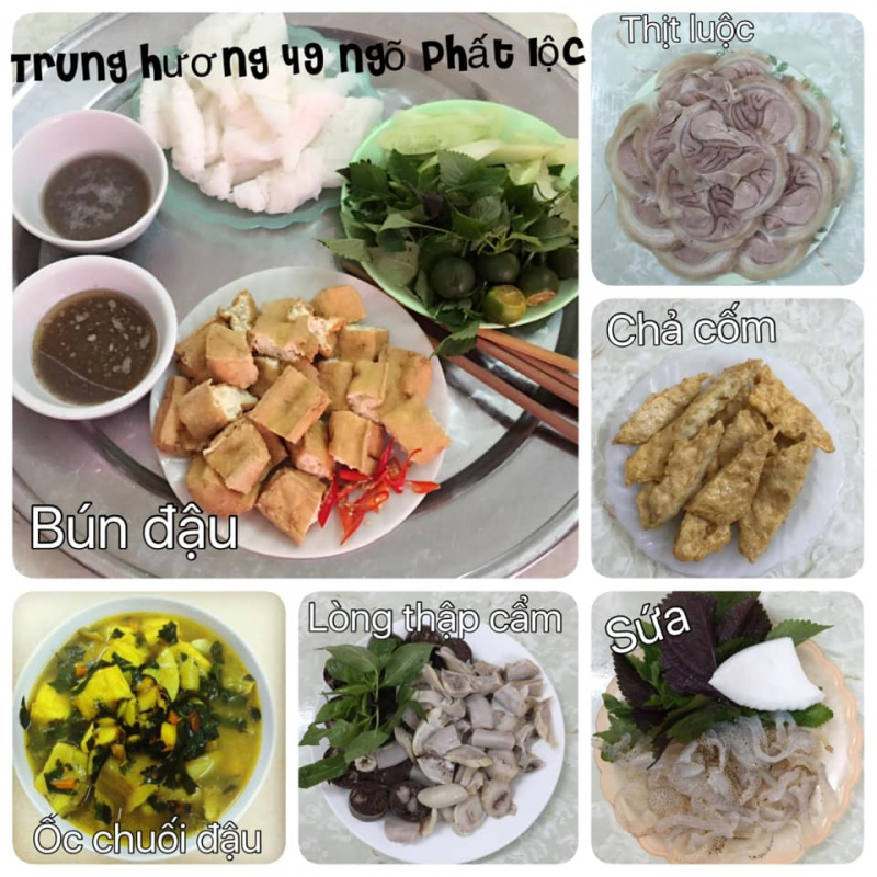 Bún đậu Trung Hương, 49 ngõ Phất Lộc