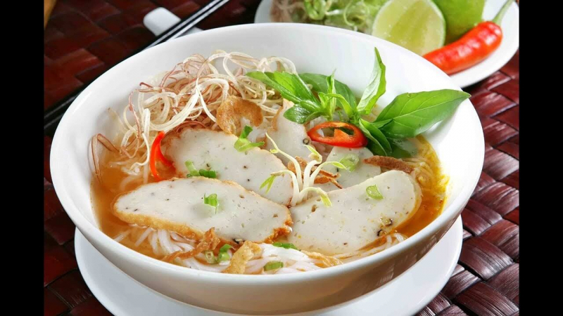 Bún chả cá Lý Sơn