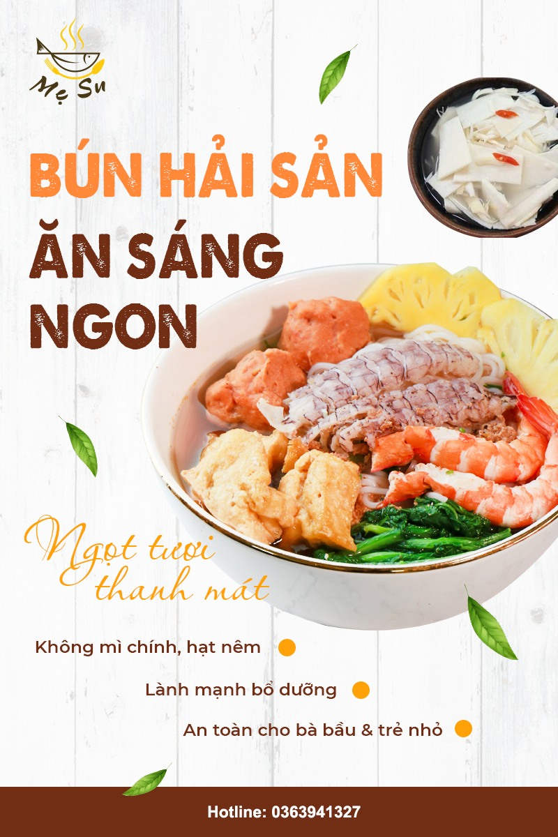 Bún hải sản mẹ Su