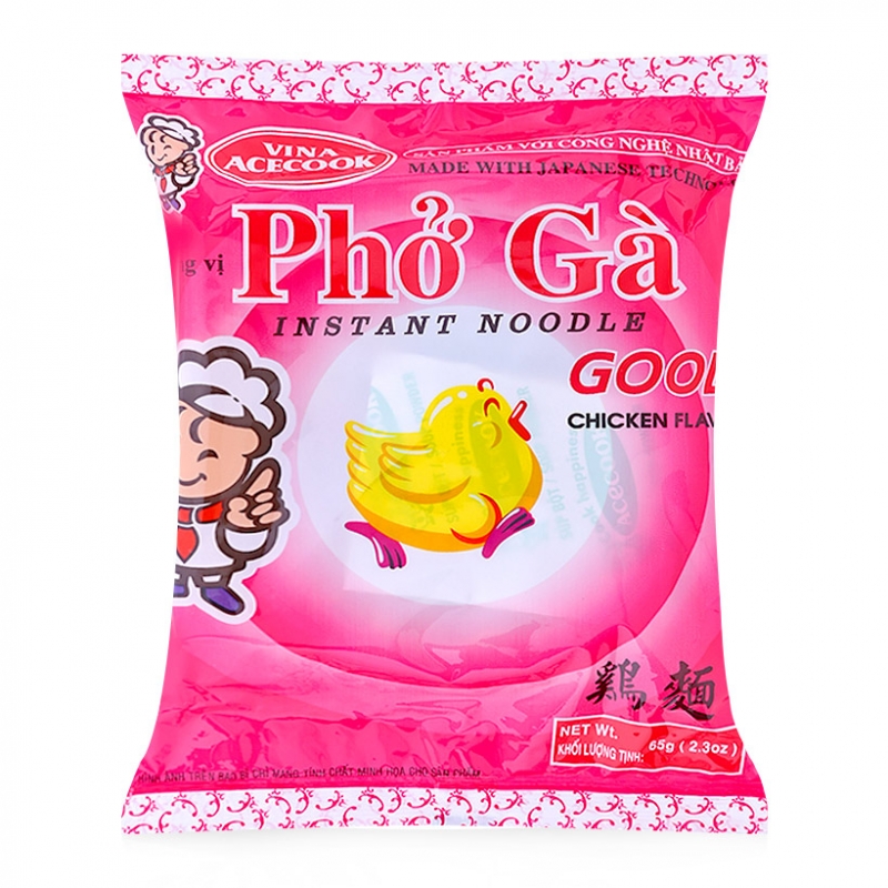 Hình quảng cáo Phở thịt gà Vina Acecook gói 68g