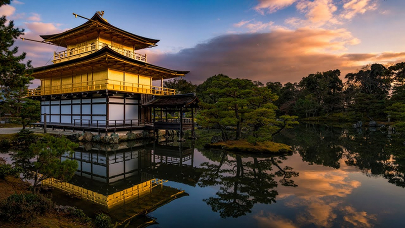 Đền Kinkaku-ji ở Kyoto