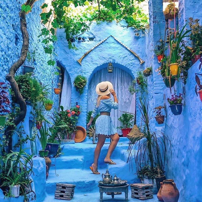 “Viên ngọc trai xanh” Chefchaouen