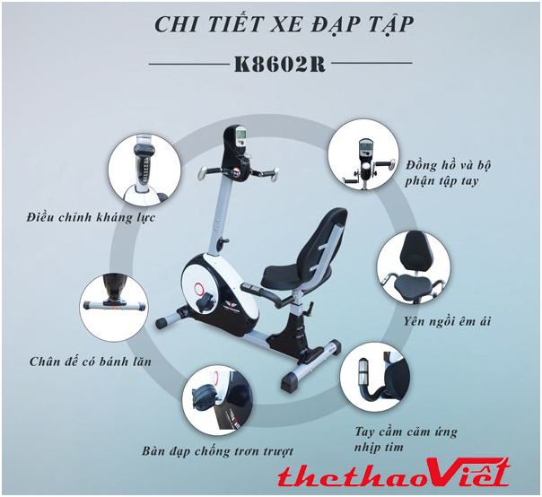 Xe đạp tập thể dục đa năng tại Thể thao Việt