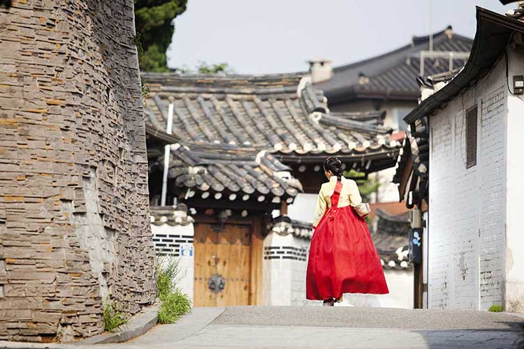 Ngôi làng là một không gian hoàn hảo ngập tràn dấu ấn lịch sử của Hàn Quốc.﻿