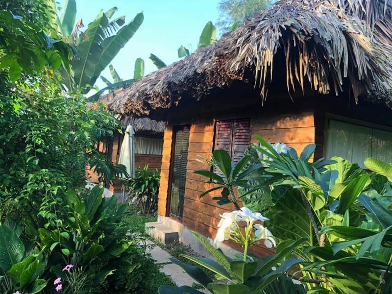 Happy Farm Tiền Giang Homestay được xây dựng thiết kế theo những căn nhà dân mộc mạc và giản dị