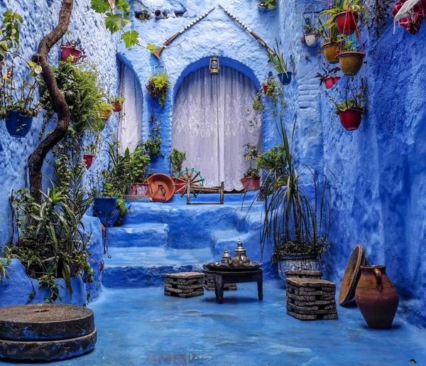 Chefchaouen ở phía Tây Bắc Morocco