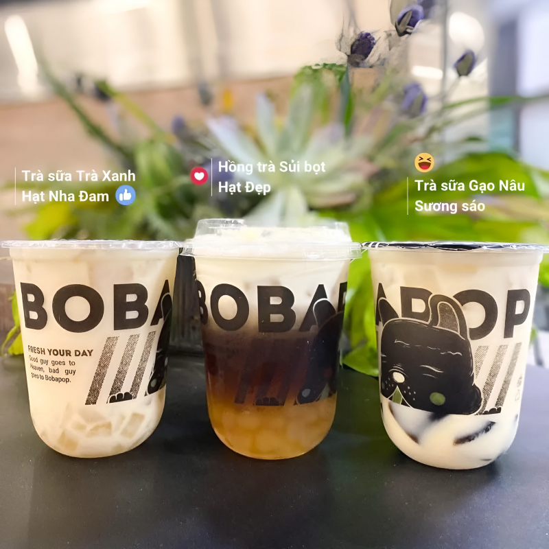 Trà sữa thơm ngon tại Bobapop