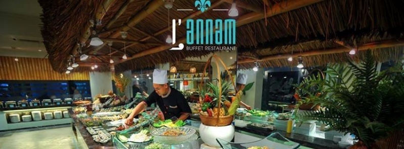 L'Annam Buffet với hàng trăm món ăn ngon