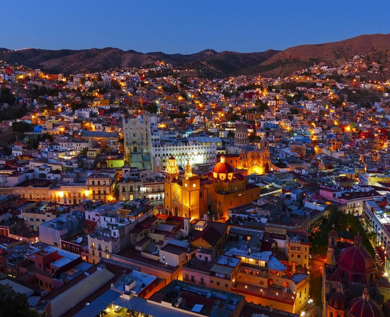 Guanajuato, Mexico về đêm