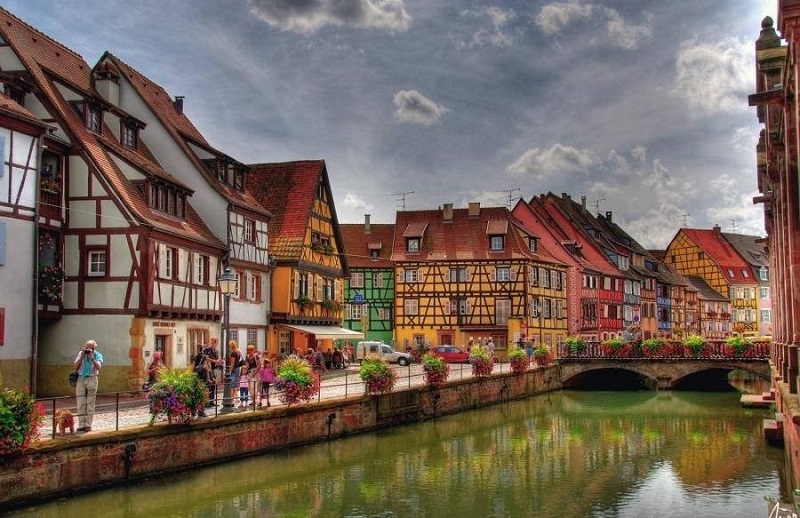 Sự yên bình, cổ kính ở Colmar, Pháp