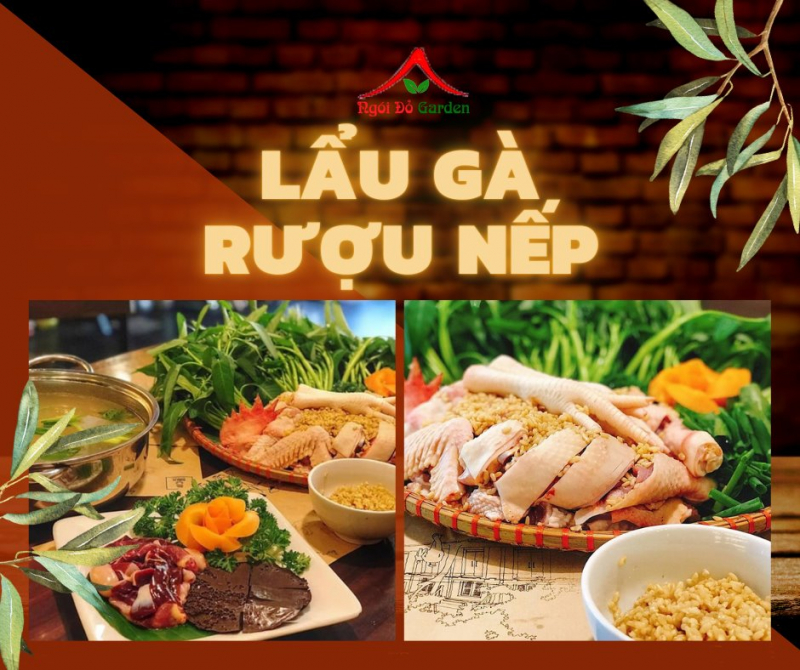 Lẩu gà rượu nếp