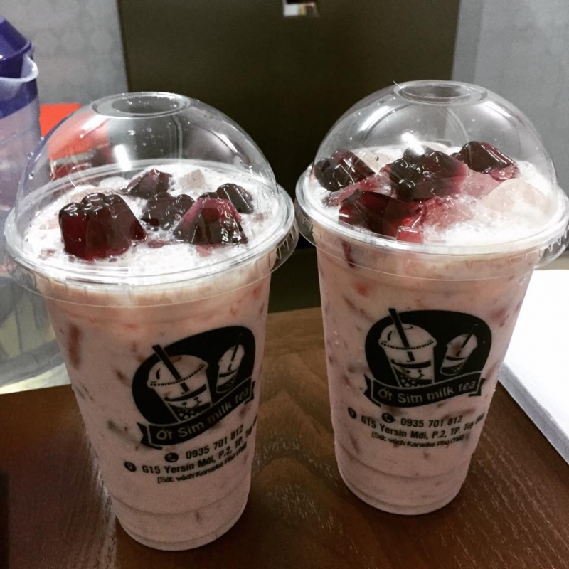 Ớt Sim Milk Tea