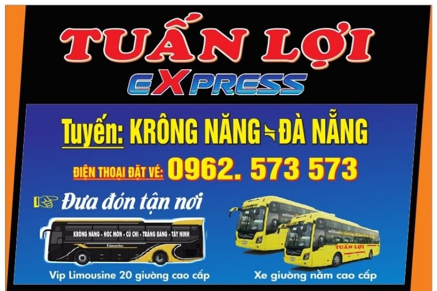 Nhà xe Tuấn Lợi tuyến Đà Nẵng