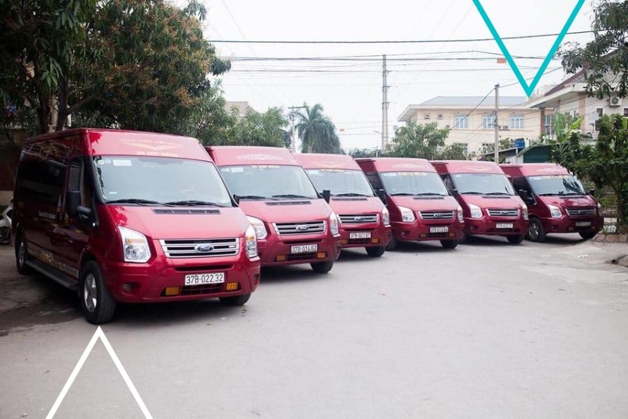 Dàn xe hồng vinh limousine