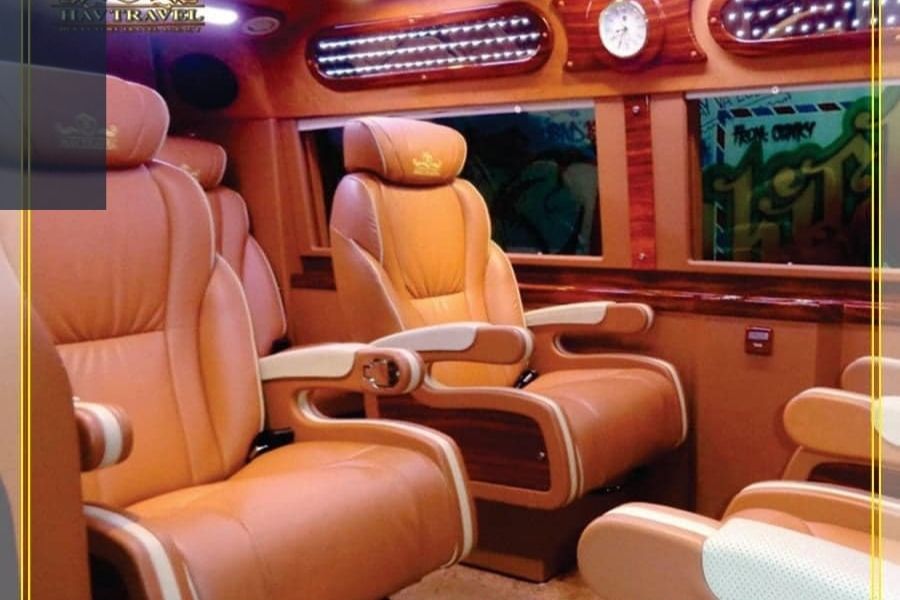 Tiện ích ghế ngồi thư giãn xe HAV Limousine