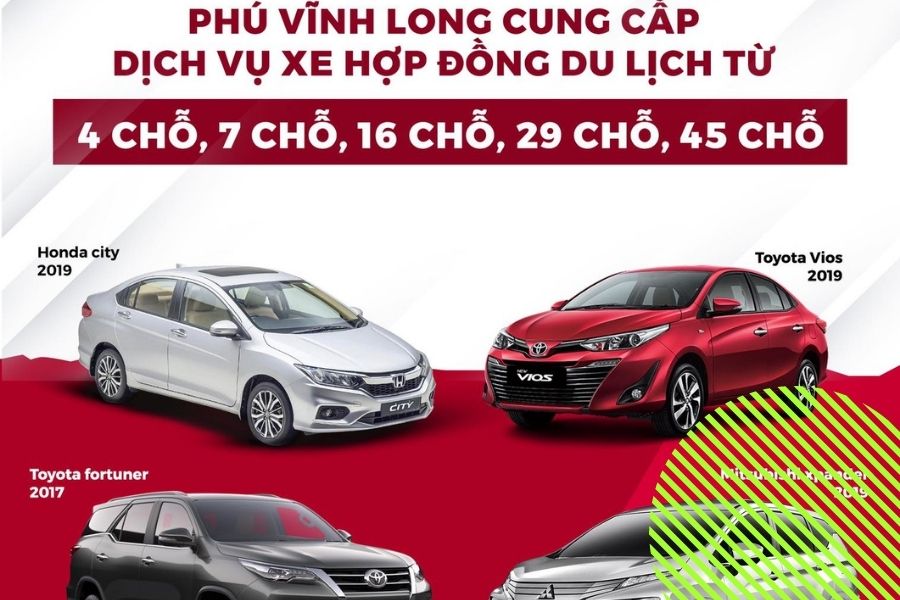 Cho thuê xe hợp đồng du lịch phú vĩnh long