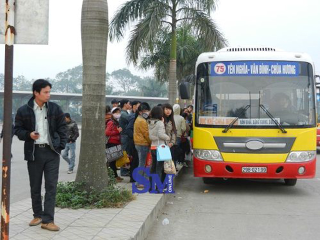 xe bus 75 hà nội