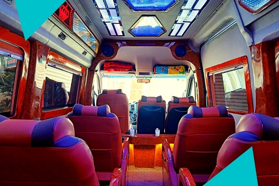 Không gian nội thất bên trong xe xuân tráng limousine