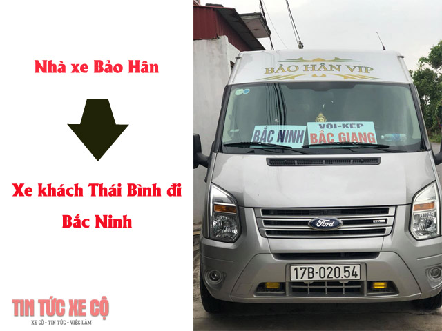 nhà xe bảo hân thái bình đi bắc ninh