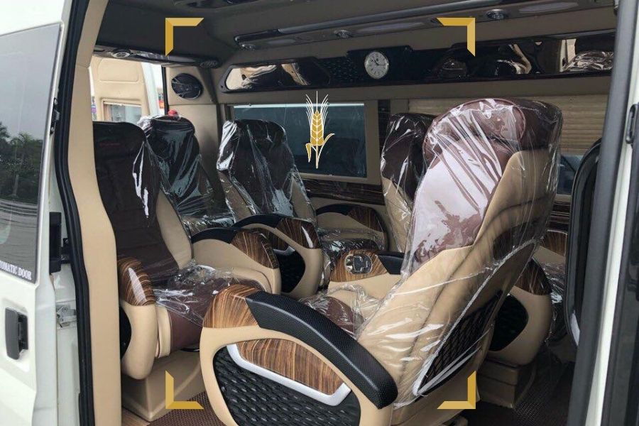 Không gian nội thất bên trong xe vĩnh thịnh limousine