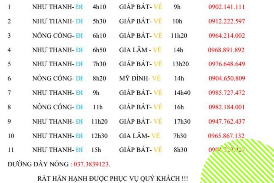 Số điện thoại tổng đài hotline đặt vé