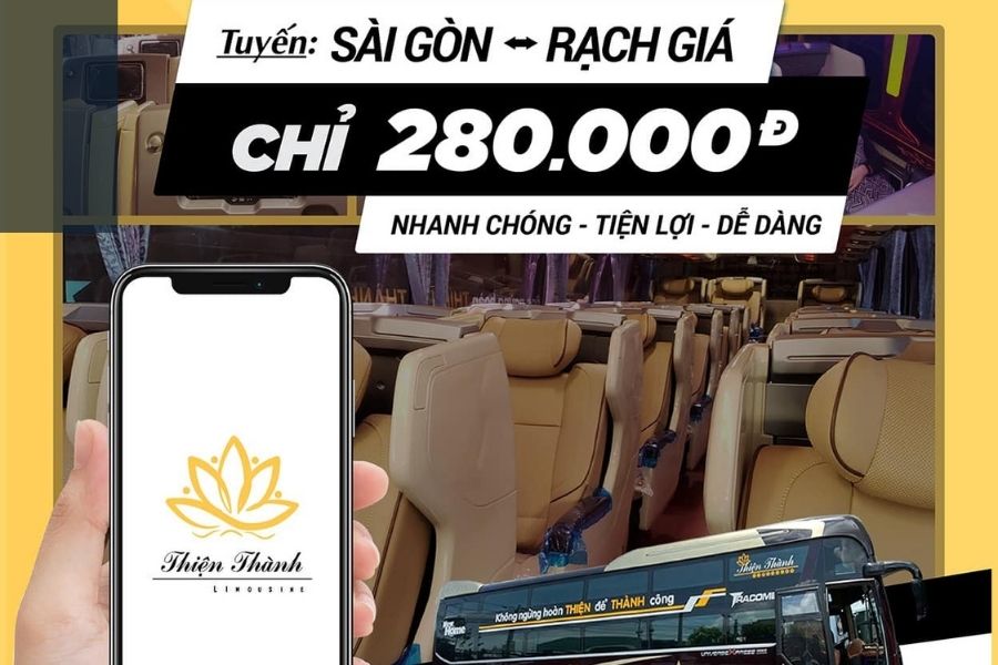 Giá vé xe thiện thành limousine