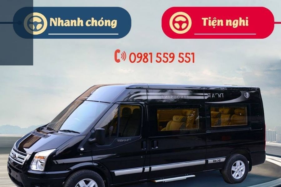 Lịch trình các tuyến xe xuân tráng limousine khởi hành