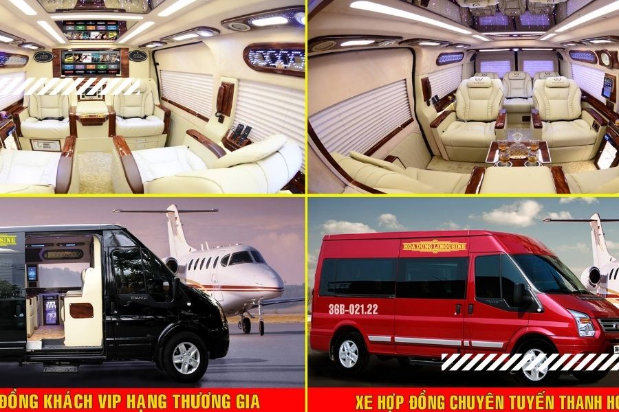 Hoa dũng limousine cho thuê xe hợp đồng