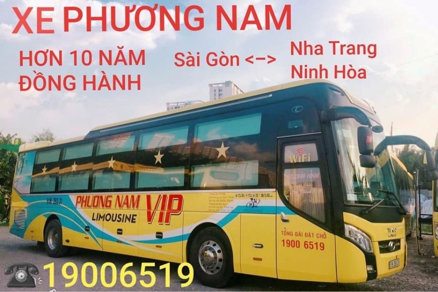 Địa điểm các trạm dừng, bến đỗ xe Phương Nam