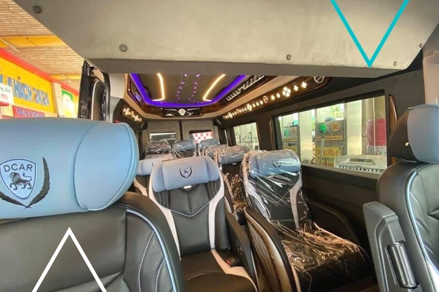 Ghề ngồi cao cấp xe thiên phát đạt limousine