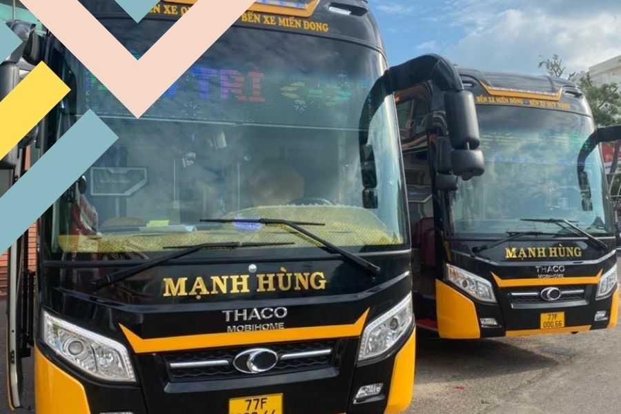 Hình ảnh xe khách mạnh hùng quy nhơn