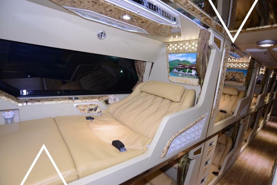 Phòng giường nằm xe vân anh limousine