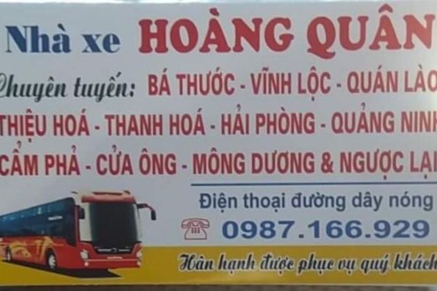 Tổng đài đặc vé nhà xe Hoàng Quân