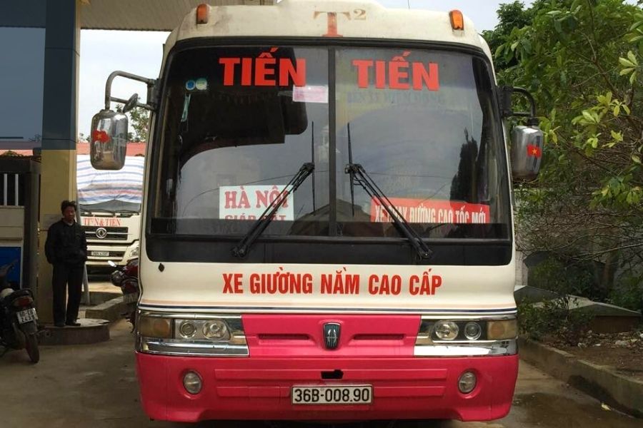 Xe khách tiến tiến tuyến nga sơn bx giáp bát