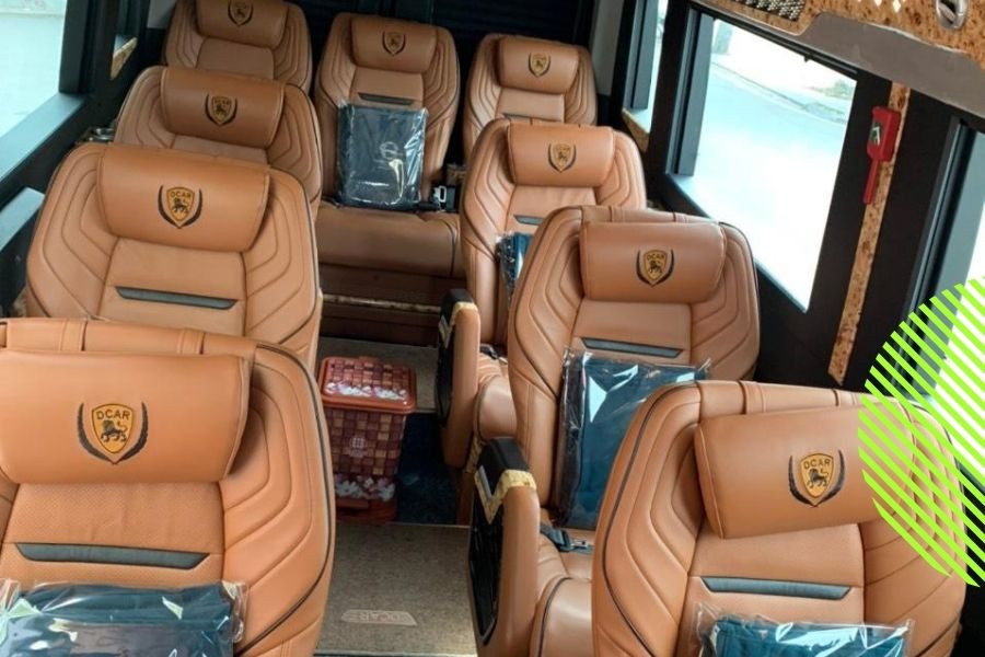 Dòng xe Limousine 9 với nội thất cao câp