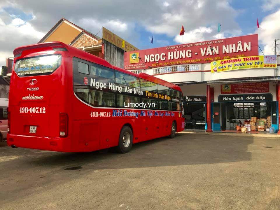 Nhà xe Ngọc Hùng Văn Nhân Bảo Lộc Nha Trang