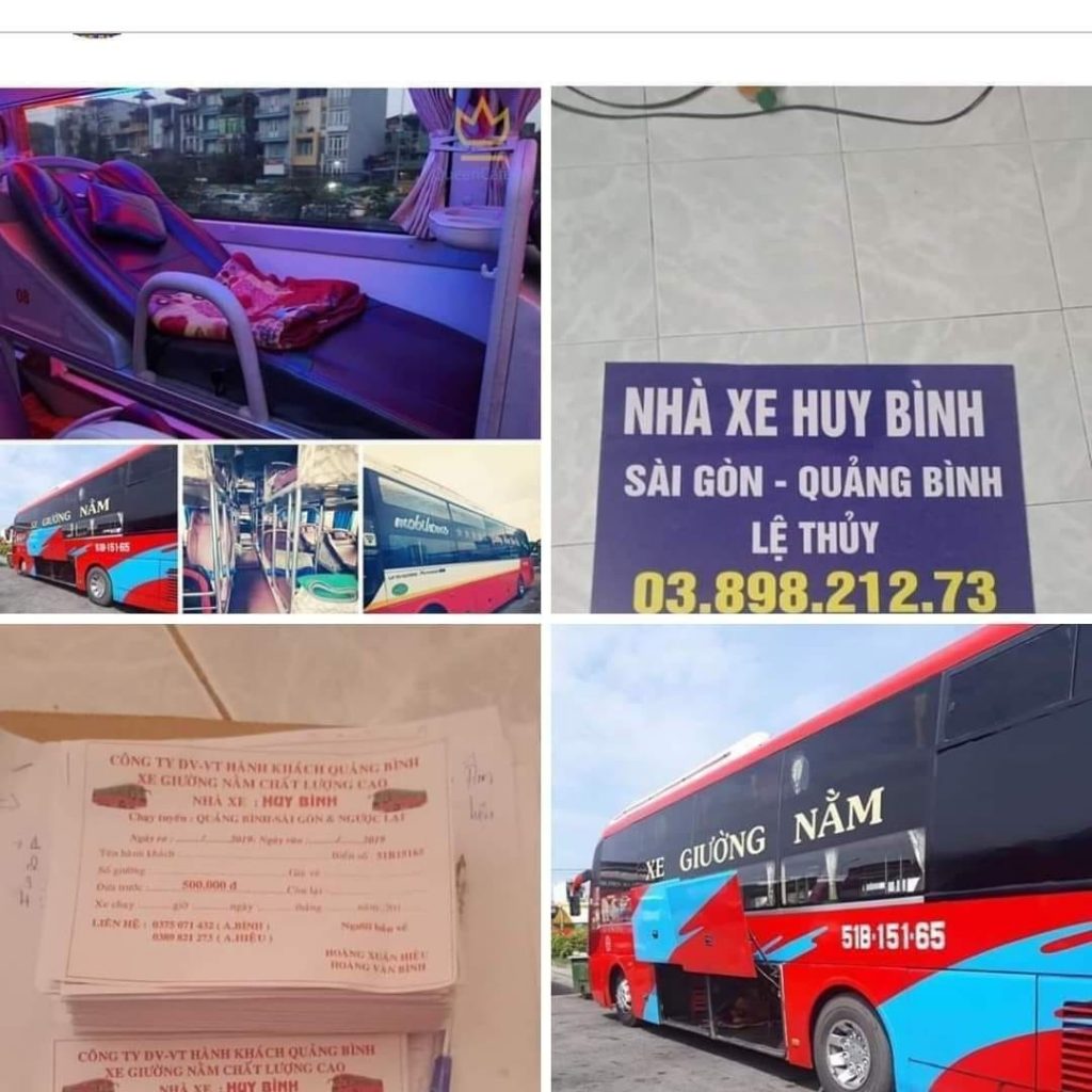  khi đặt vé, đi xe Huy Bình