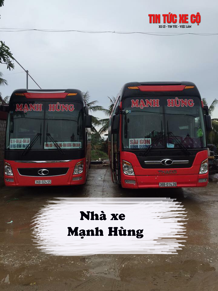 Nhà xe Mạnh Hùng tuyến Nam Định – Hà Nội