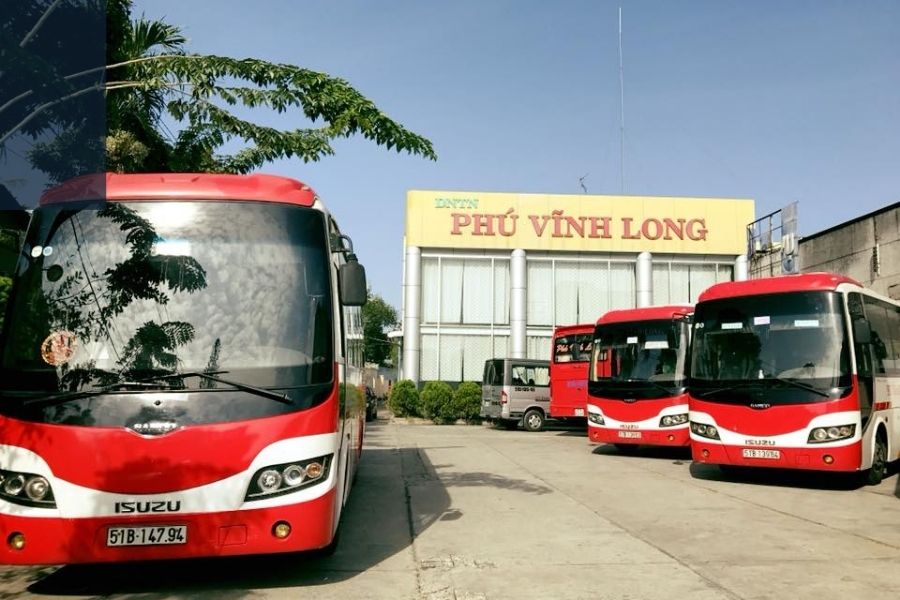 Nhà xe phú vĩnh long tuyến sài gòn vĩnh long tiền giang