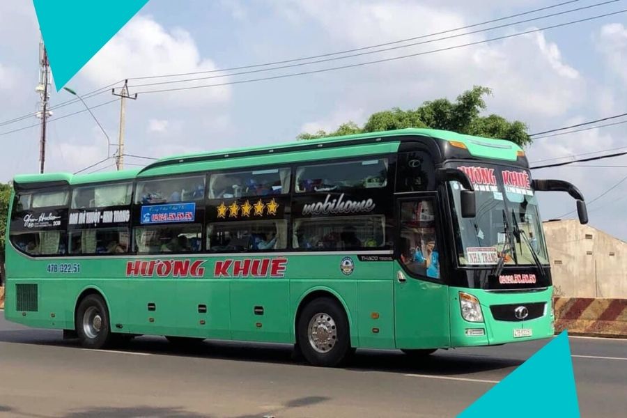 Nhà xe hương khuê tuyến nha trang đăk lăk