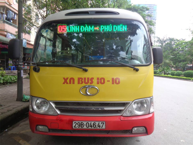 xe buýt số 5 hà nội