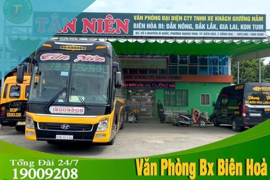 Địa điểm các trạm dừng, bến đỗ xe Tân Niên